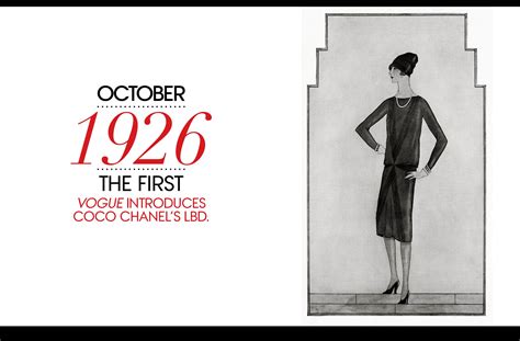 little black dress 1926 vogue